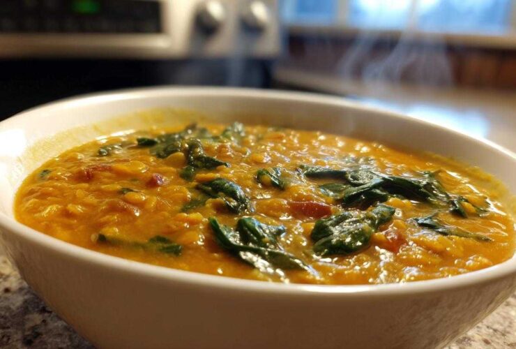 Coconut Curry Lentil Soup (One-Pot Vegan Dinner)