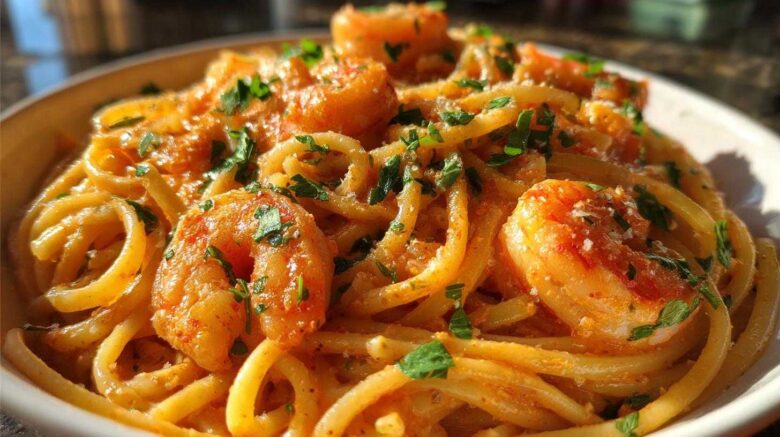 Creamy Cajun Shrimp Pasta with a Healthy Twist
