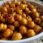 Crunchy Chickpea Snack Mix (Spiced and Roasted)