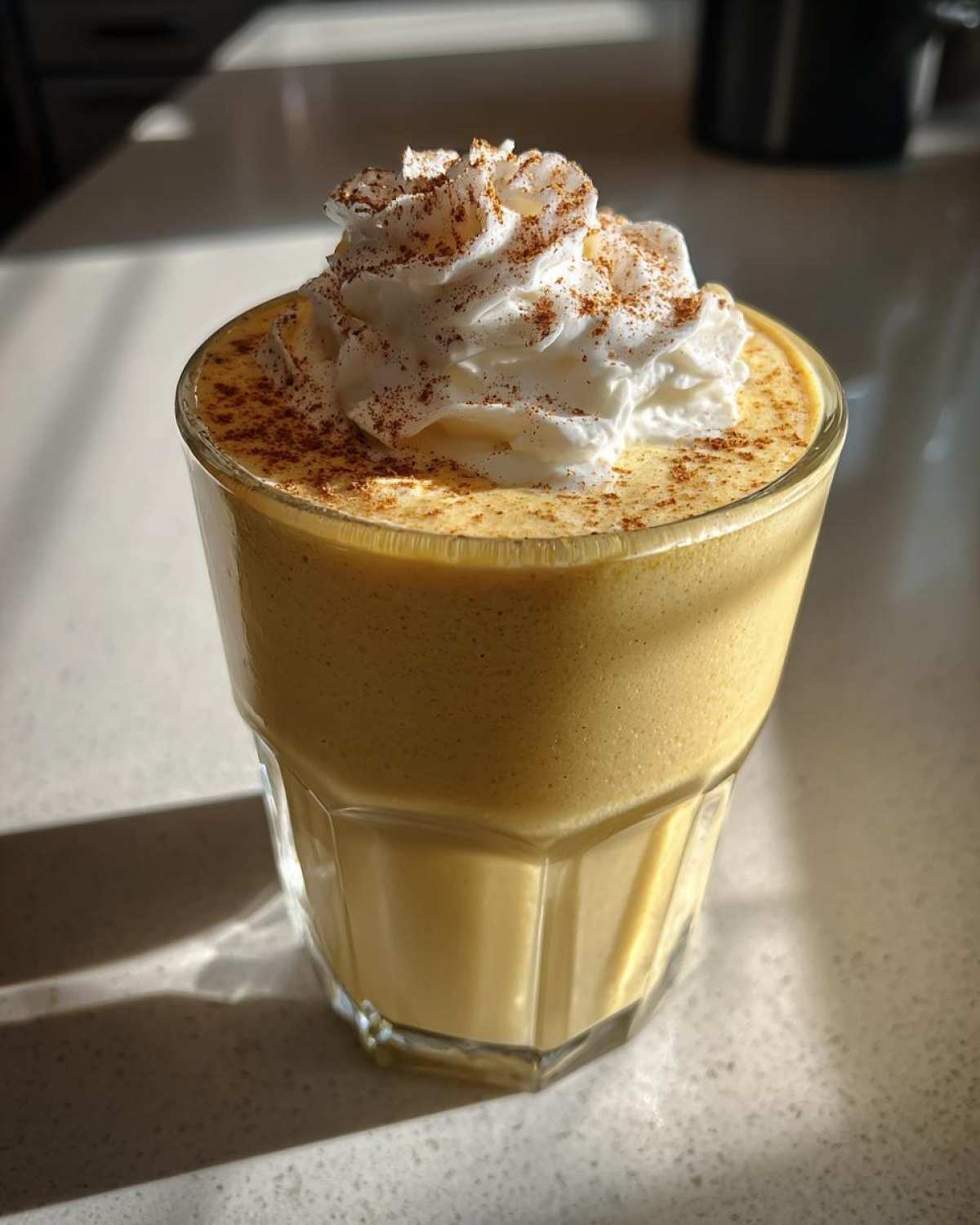 Gingerbread Eggnog Shake (Holiday Dessert Drink) - detail 2
