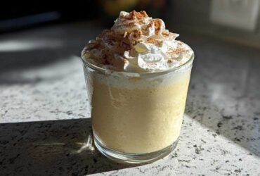 Gingerbread Eggnog Shake (Holiday Dessert Drink)