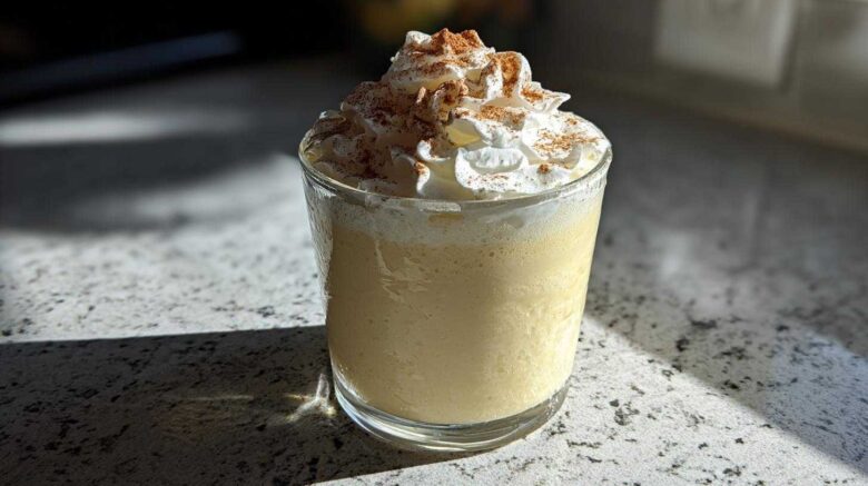 Gingerbread Eggnog Shake (Holiday Dessert Drink)