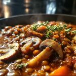 Hearty Lentil Mushroom Stew (Vegan Comfort Food)