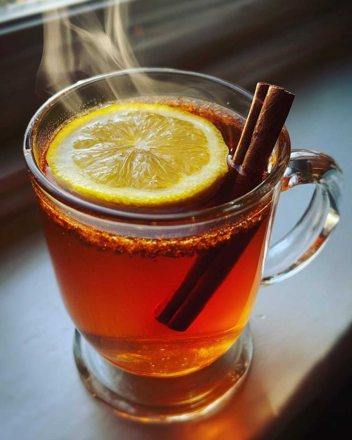 Hot Honey Bourbon Toddy - detail 1