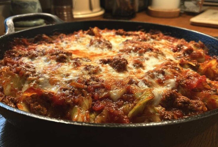 Lazy One-Pan Cabbage Roll Casserole