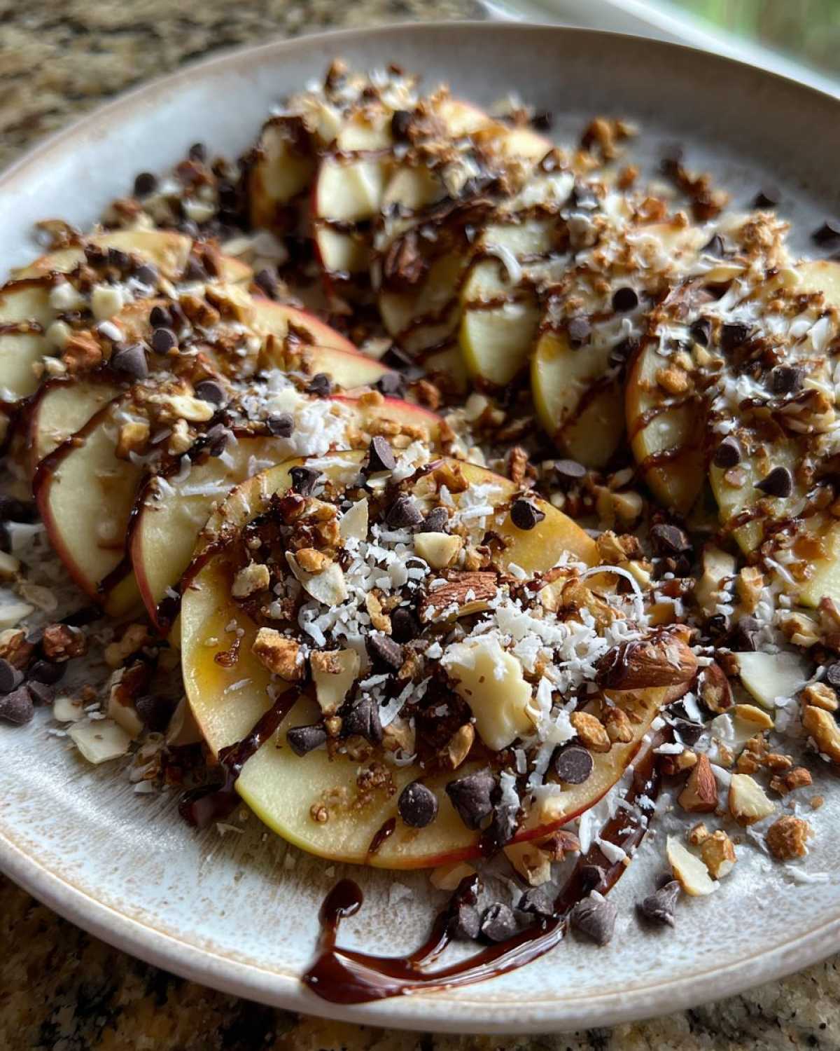 Loaded Apple Nachos (Kid-Friendly Snack) - detail 3