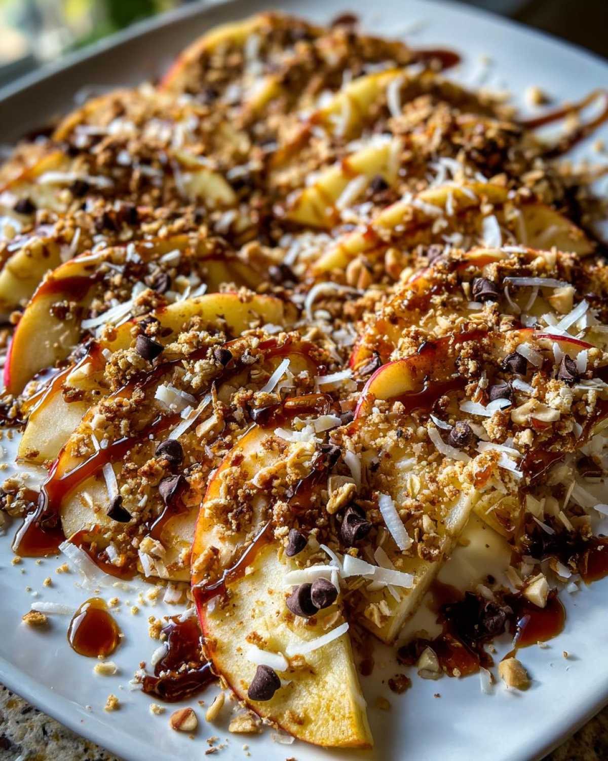 Loaded Apple Nachos (Kid-Friendly Snack) - detail 4