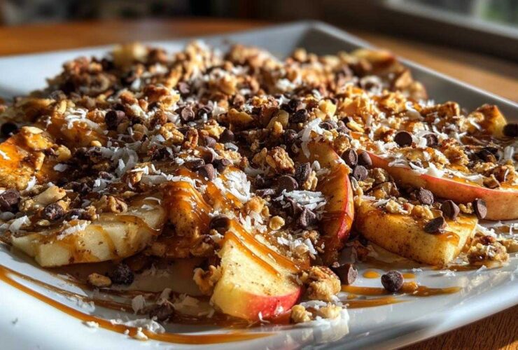 Loaded Apple Nachos (Kid-Friendly Snack)