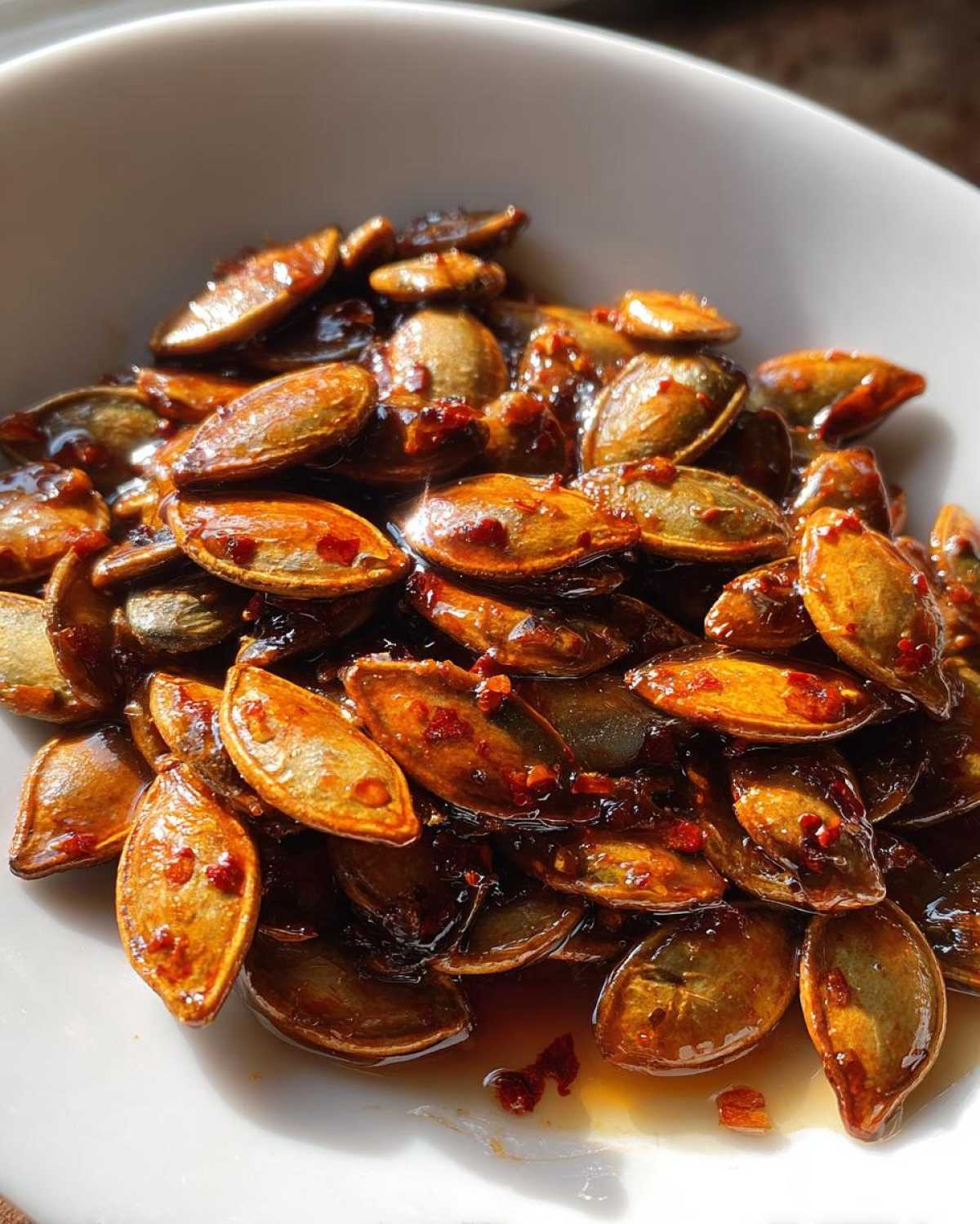 Maple Chili Roasted Pumpkin Seeds - detail 2