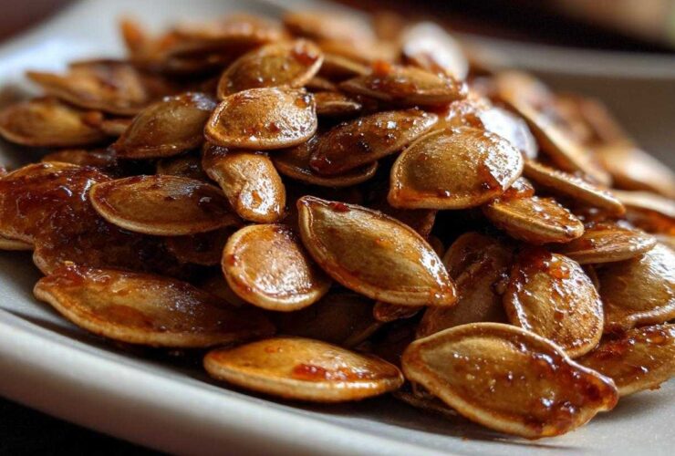 Maple Chili Roasted Pumpkin Seeds