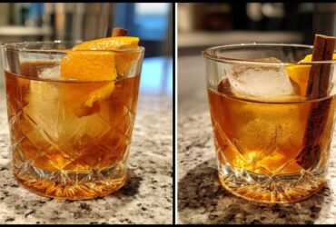 Maple Cinnamon Old Fashioned Cocktail