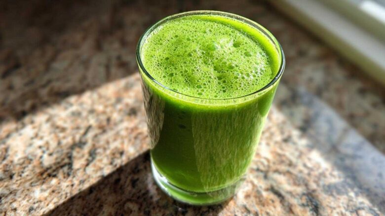 Minty Green Monster Smoothie (Healthy Morning Boost)