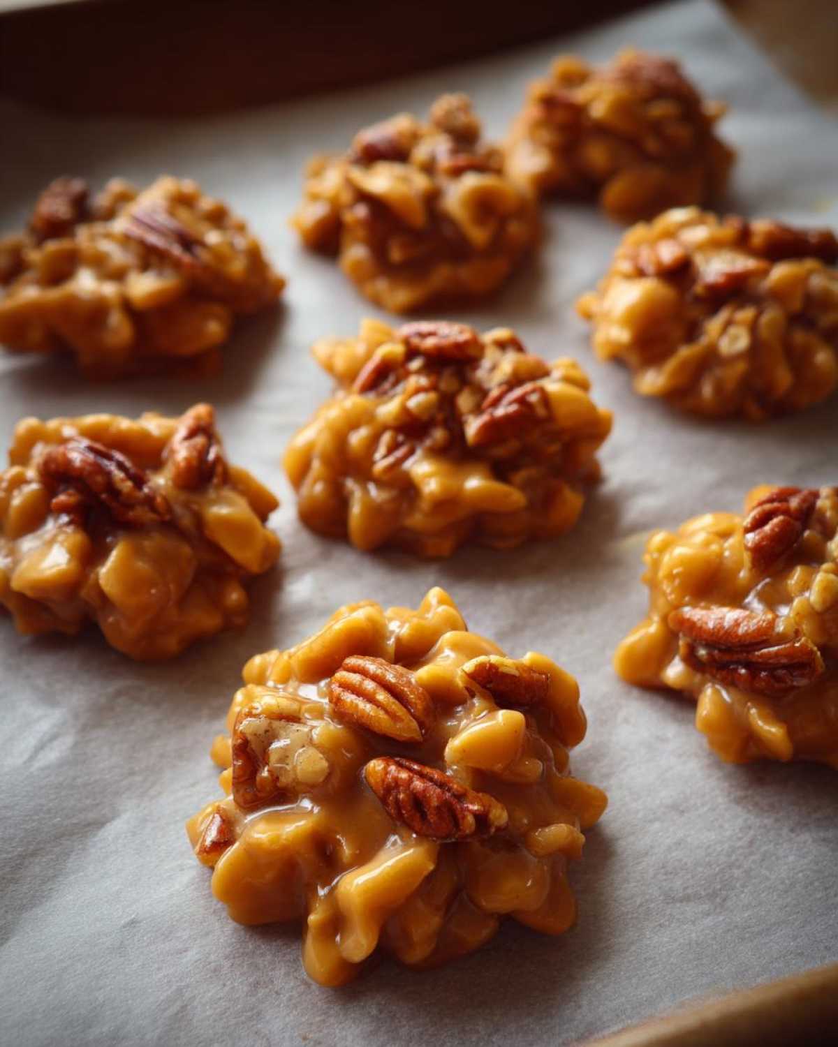 No-Bake Maple Pecan Pralines - detail 1