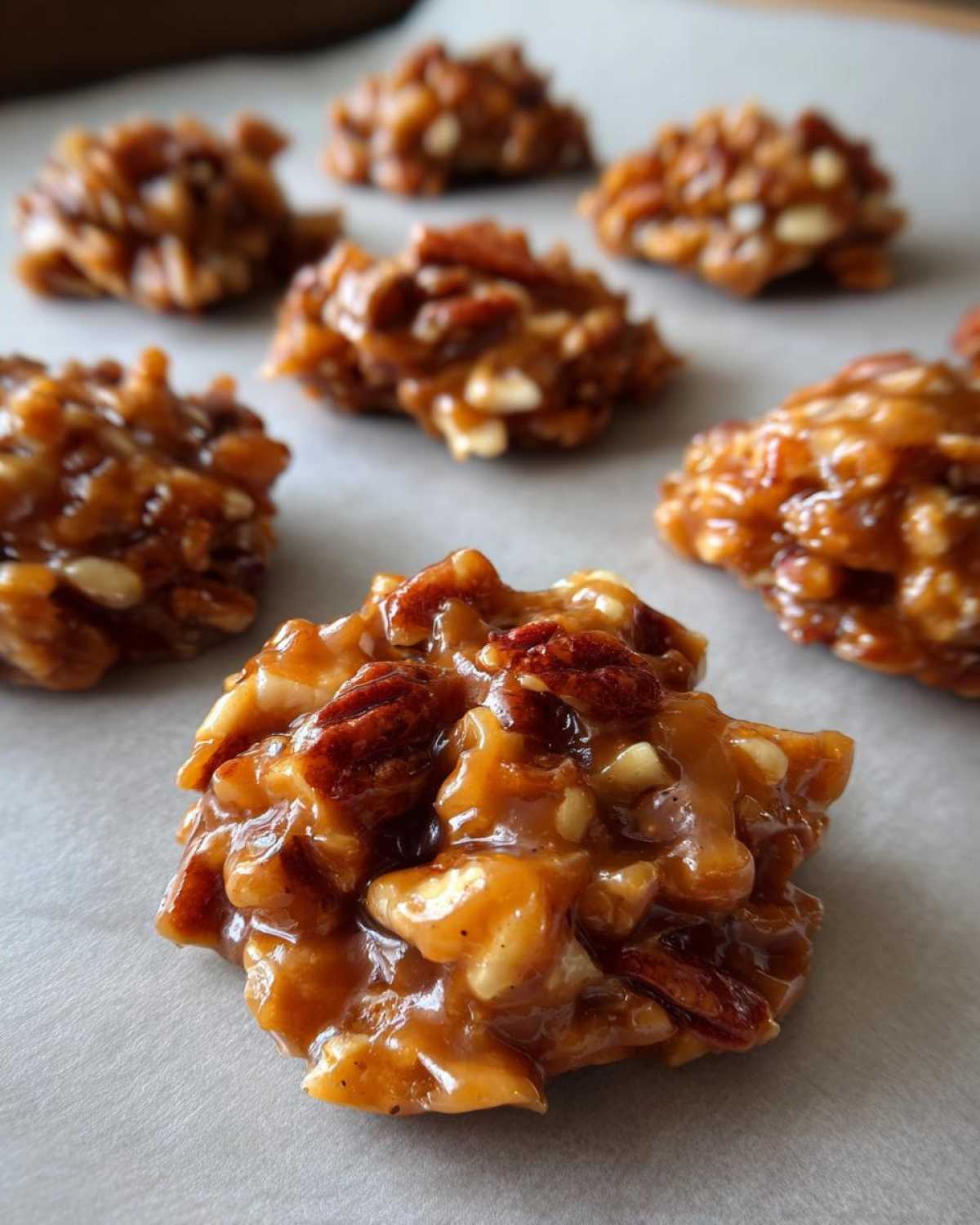 No-Bake Maple Pecan Pralines - detail 2