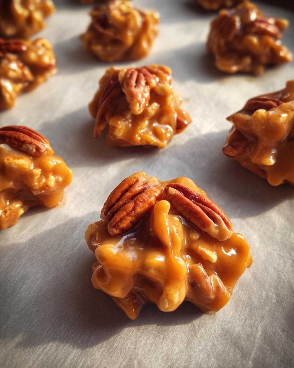 No-Bake Maple Pecan Pralines - detail 4