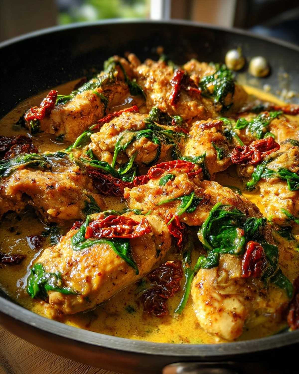 One-Pot Creamy Tuscan Chicken with Spinach - detail 1