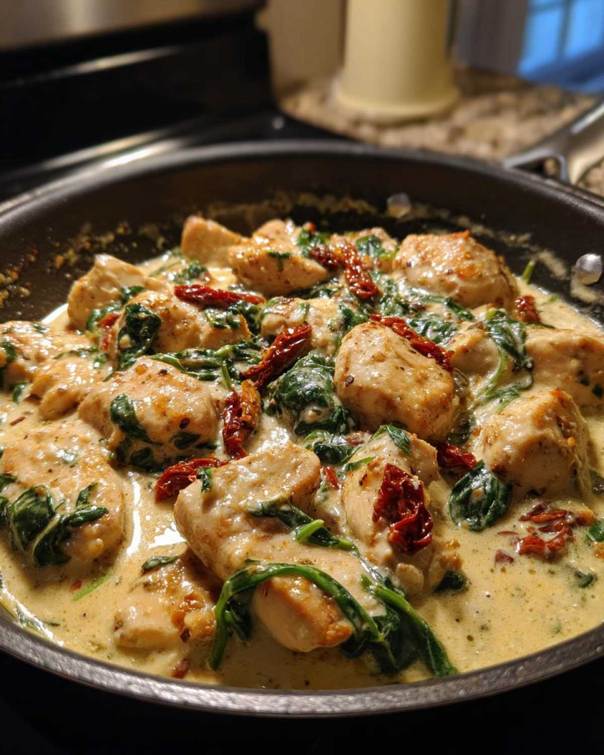 One-Pot Creamy Tuscan Chicken with Spinach - detail 3