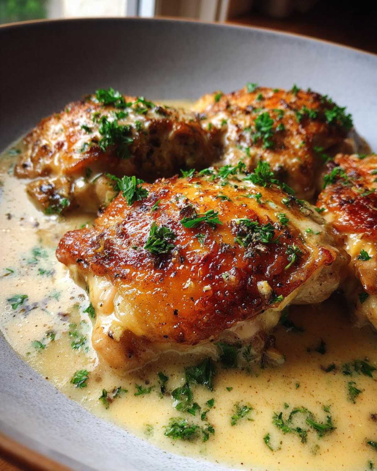 Pan-Seared Chicken in Apple Cider Cream Sauce - detail 3