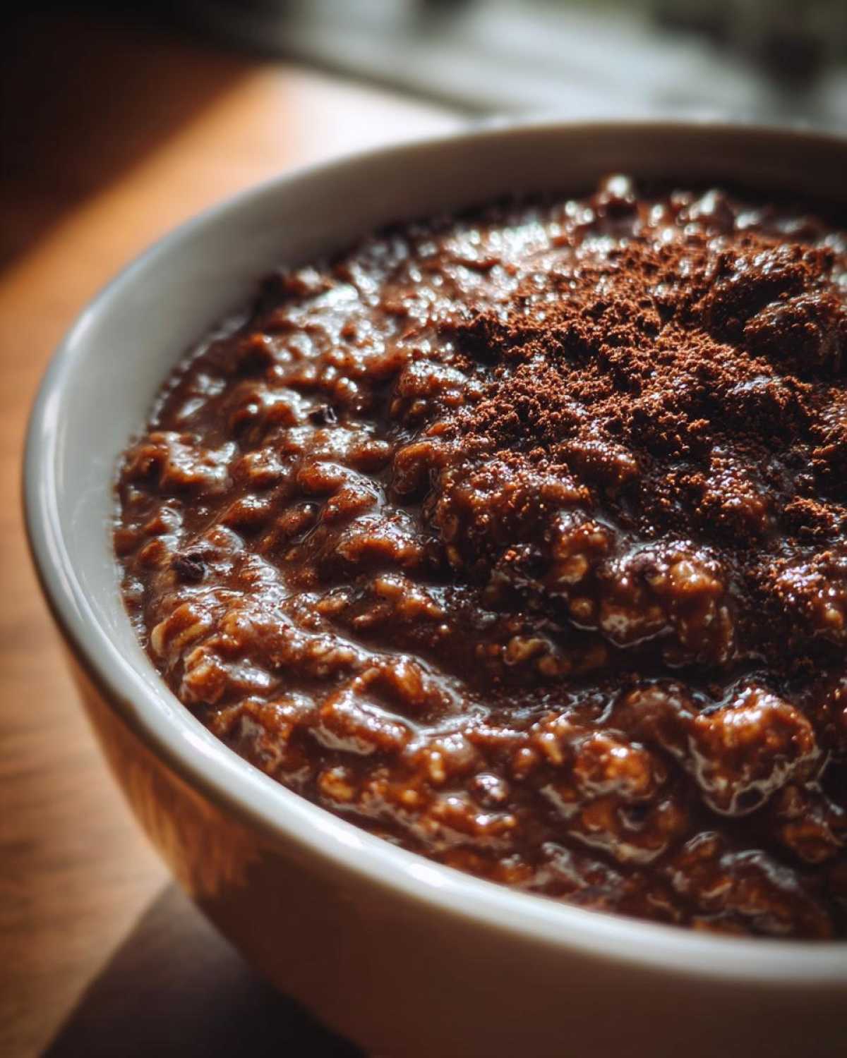 Protein-Packed Chocolate Oatmeal (Brownie Batter Oats) - detail 1