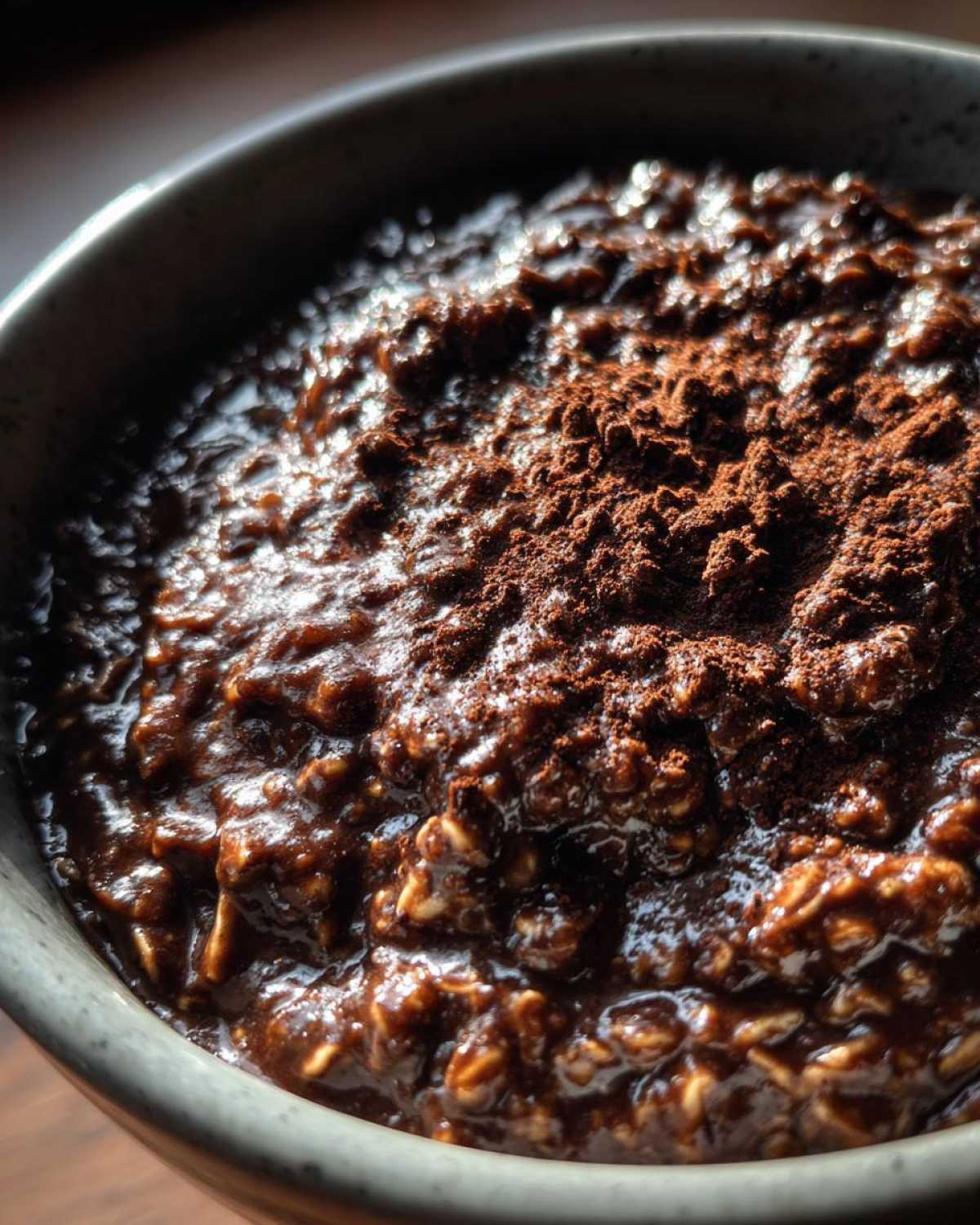 Protein-Packed Chocolate Oatmeal (Brownie Batter Oats) - detail 2