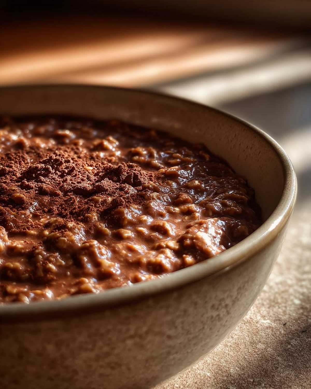 Protein-Packed Chocolate Oatmeal (Brownie Batter Oats) - detail 3