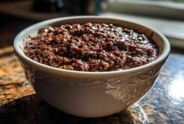 Protein-Packed Chocolate Oatmeal (Brownie Batter Oats)