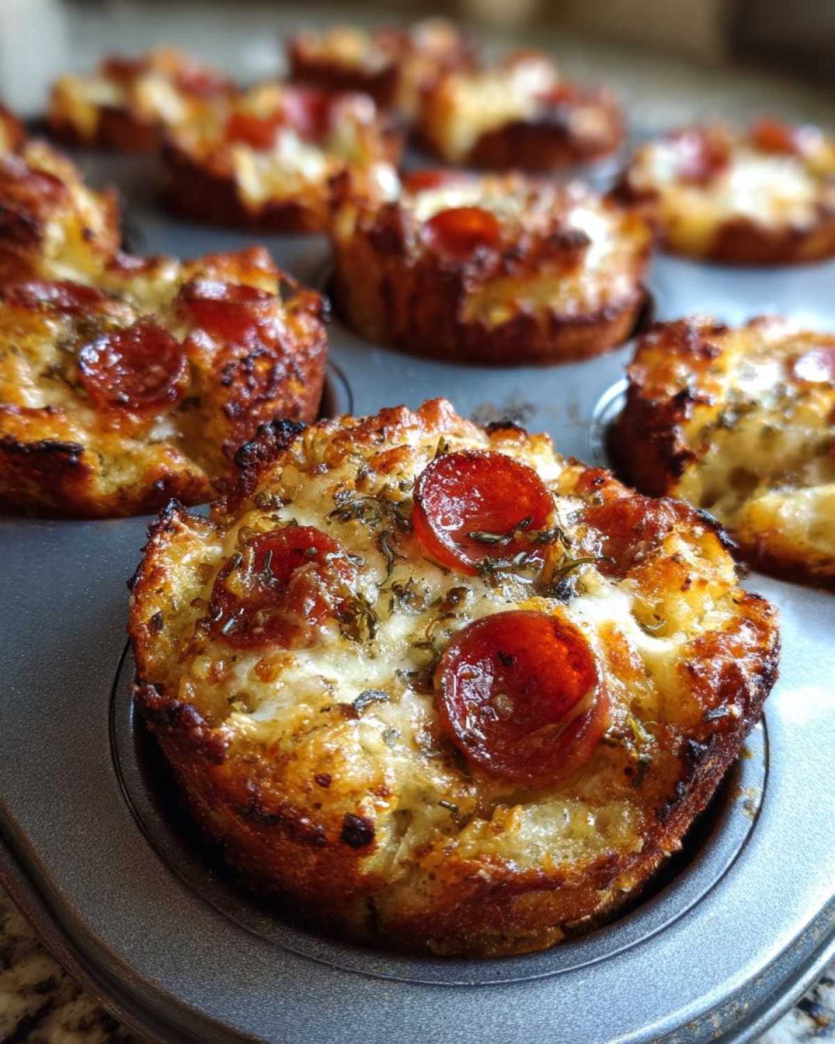 Pull-Apart Pizza Bread (Game Day Appetizer) - detail 2