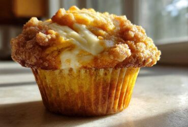 Pumpkin Cream Cheese Swirl Muffins