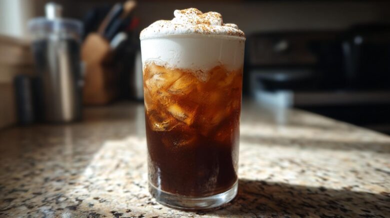 Pumpkin Spice Cold Brew with Sweet Cream Foam
