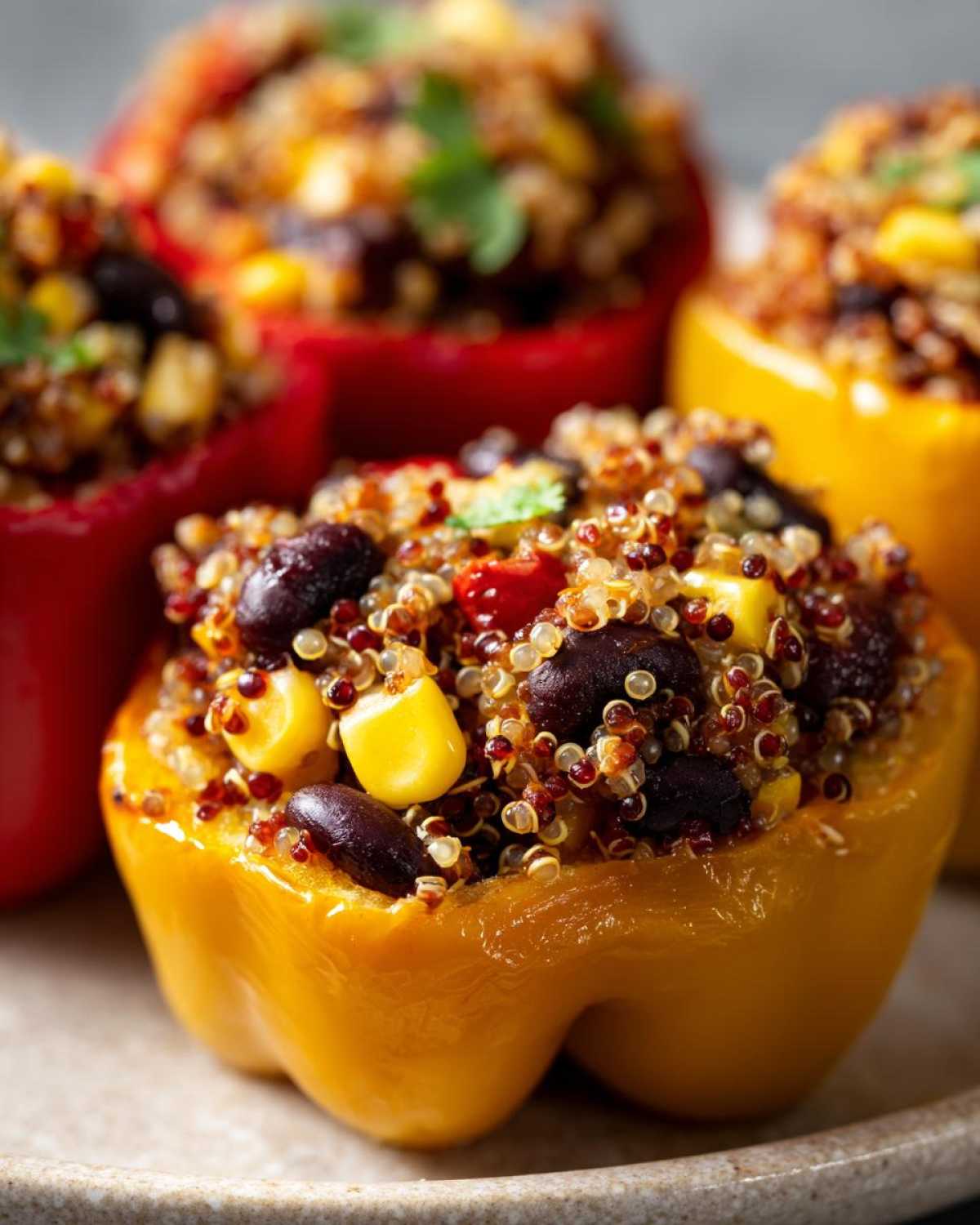 Quinoa Black Bean Stuffed Peppers - detail 1