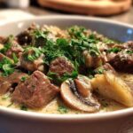Slow Cooker Beef Stroganoff Soup
