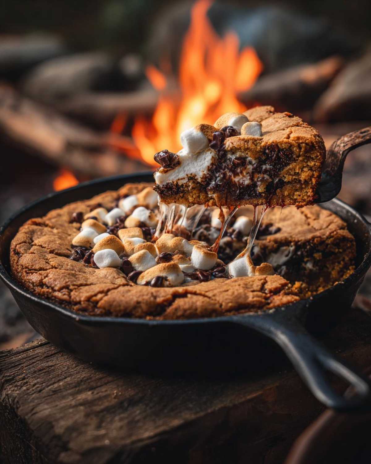 S’mores Stuffed Skillet Cookie - detail 3
