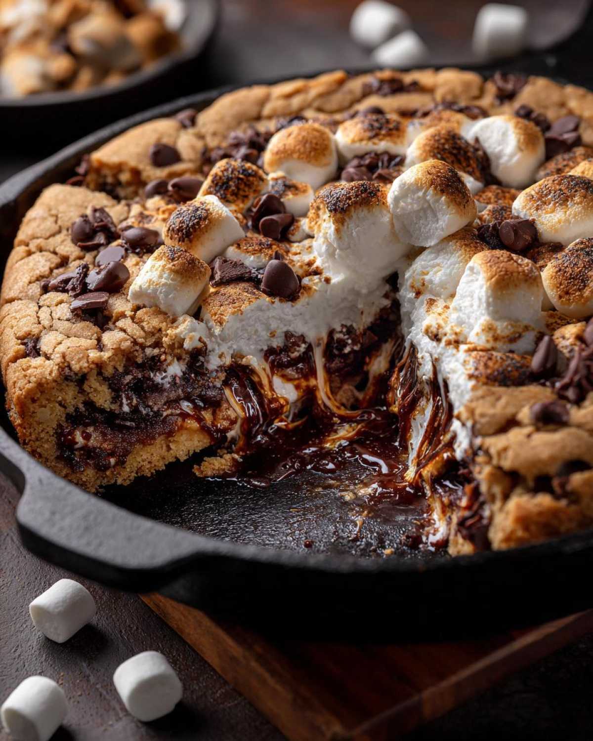 S’mores Stuffed Skillet Cookie - detail 4