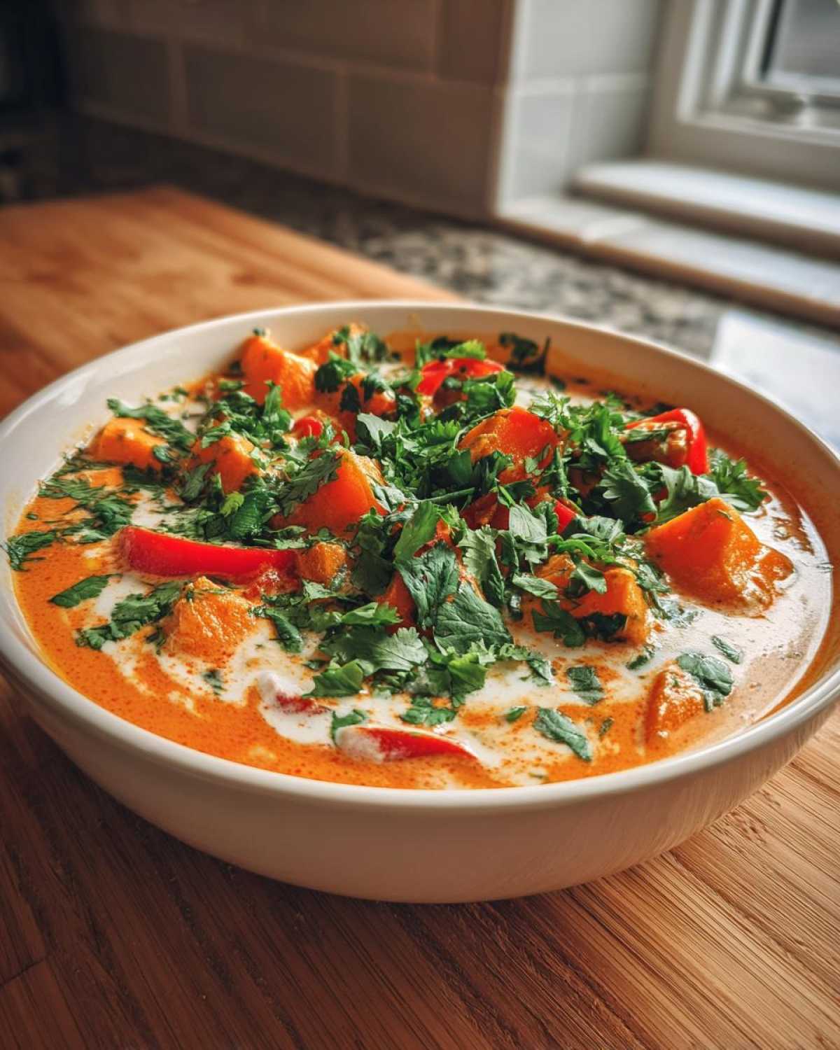 Spicy Thai Pumpkin Curry with Coconut Milk - detail 3