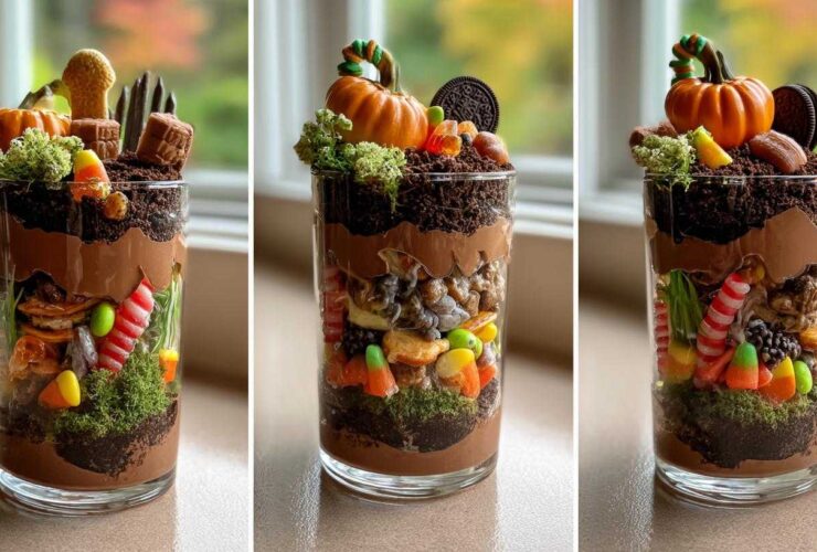 Spooky Halloween Graveyard Dirt Cups