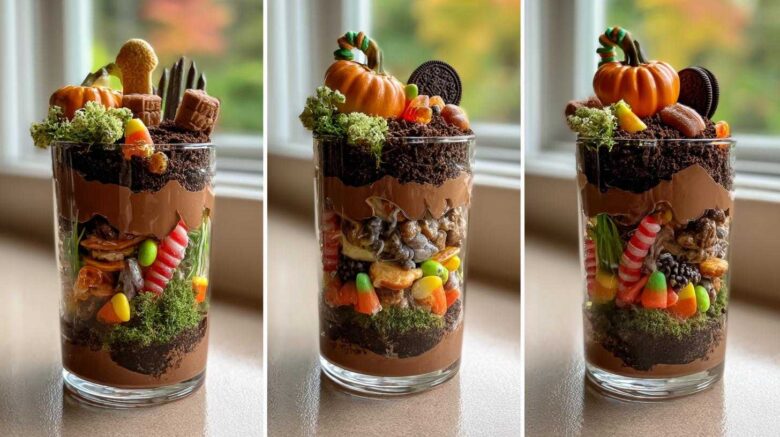 Spooky Halloween Graveyard Dirt Cups