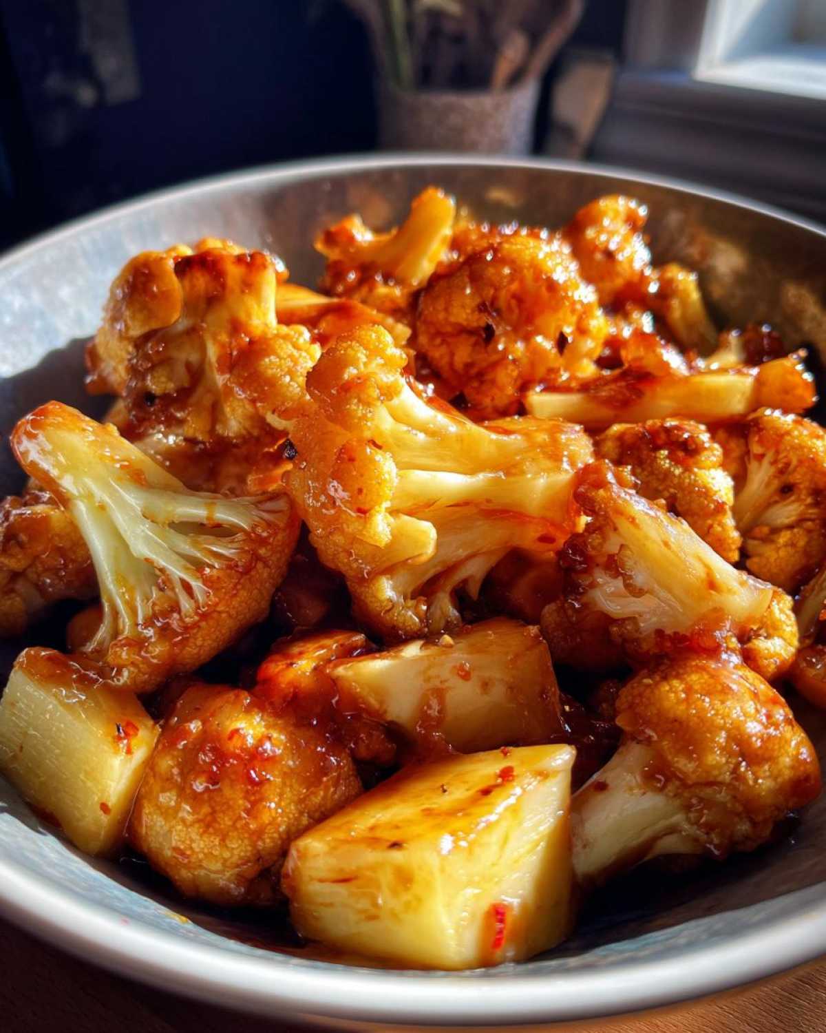 Sweet and Sour Cauliflower (Healthy Takeout Fix) - detail 1