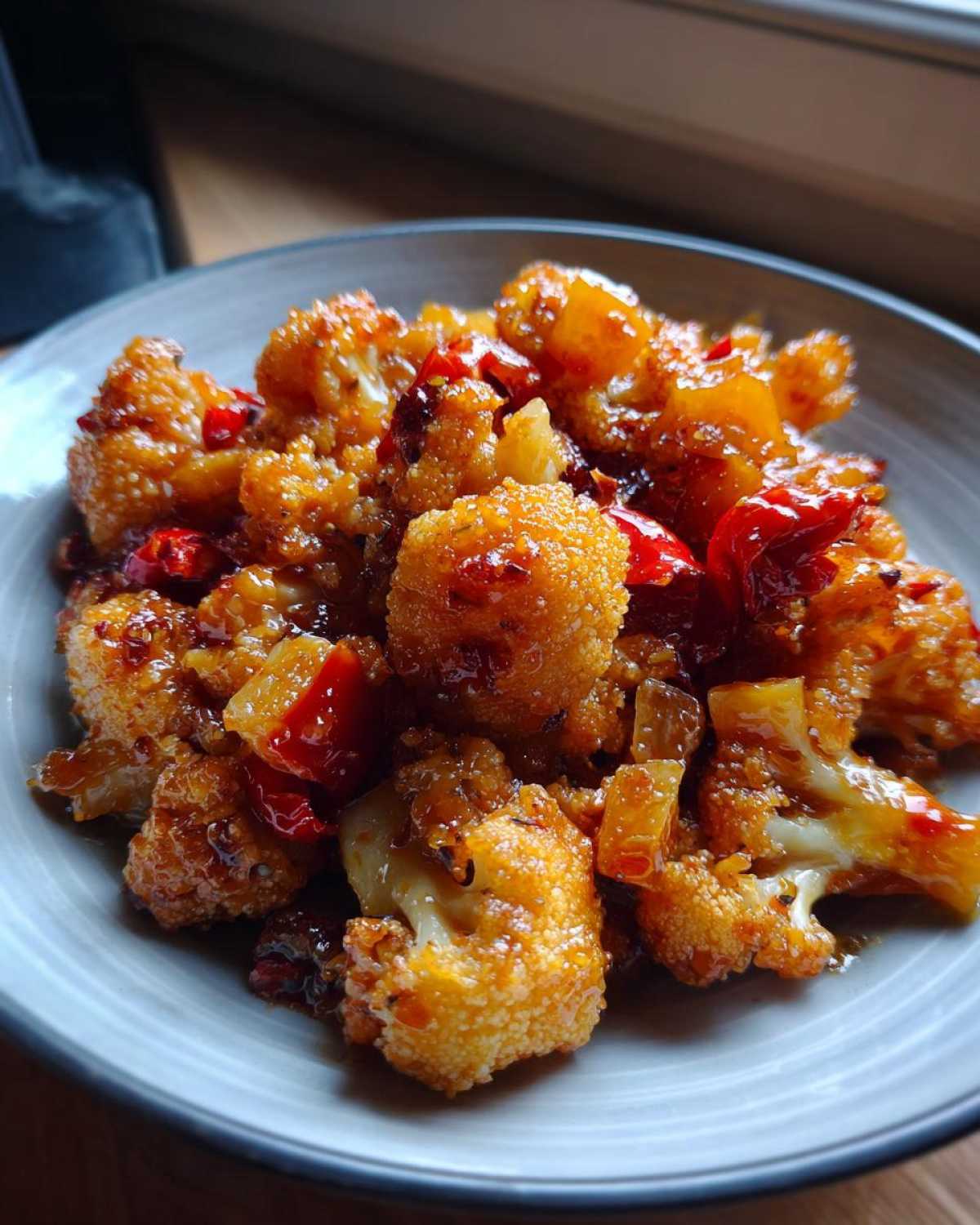 Sweet and Sour Cauliflower (Healthy Takeout Fix) - detail 2