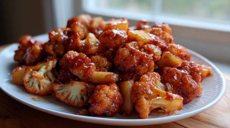 Sweet and Sour Cauliflower (Healthy Takeout Fix)