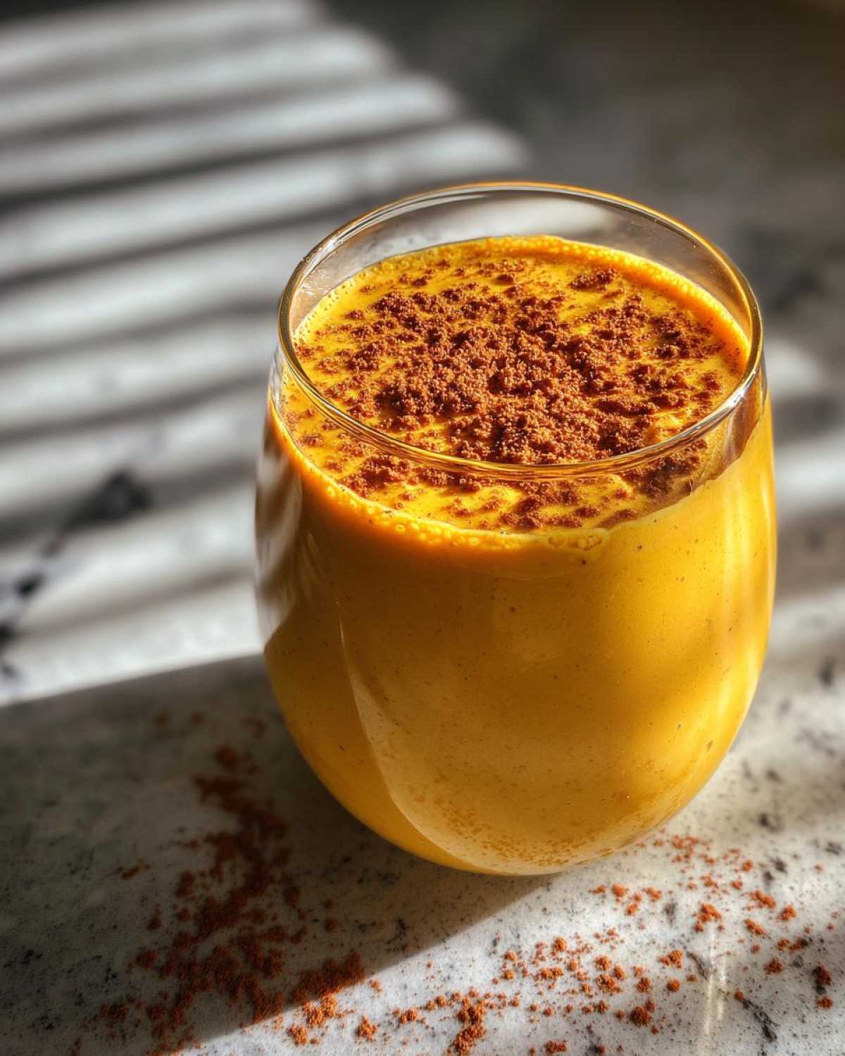 Turmeric Pumpkin Protein Smoothie - detail 2