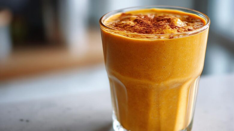 Turmeric Pumpkin Protein Smoothie