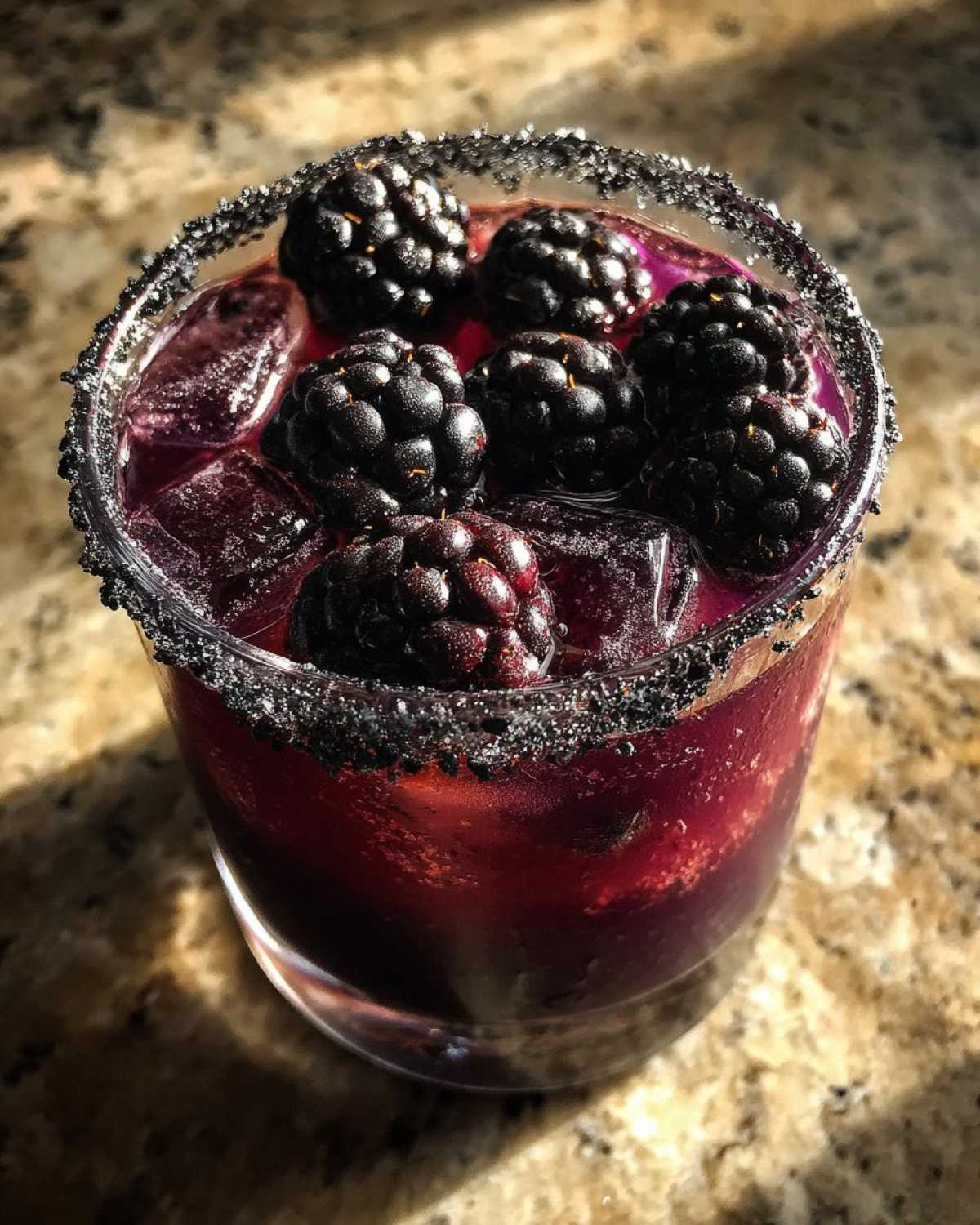 Witch’s Brew Blackberry Margarita (Halloween Cocktail) - detail 2