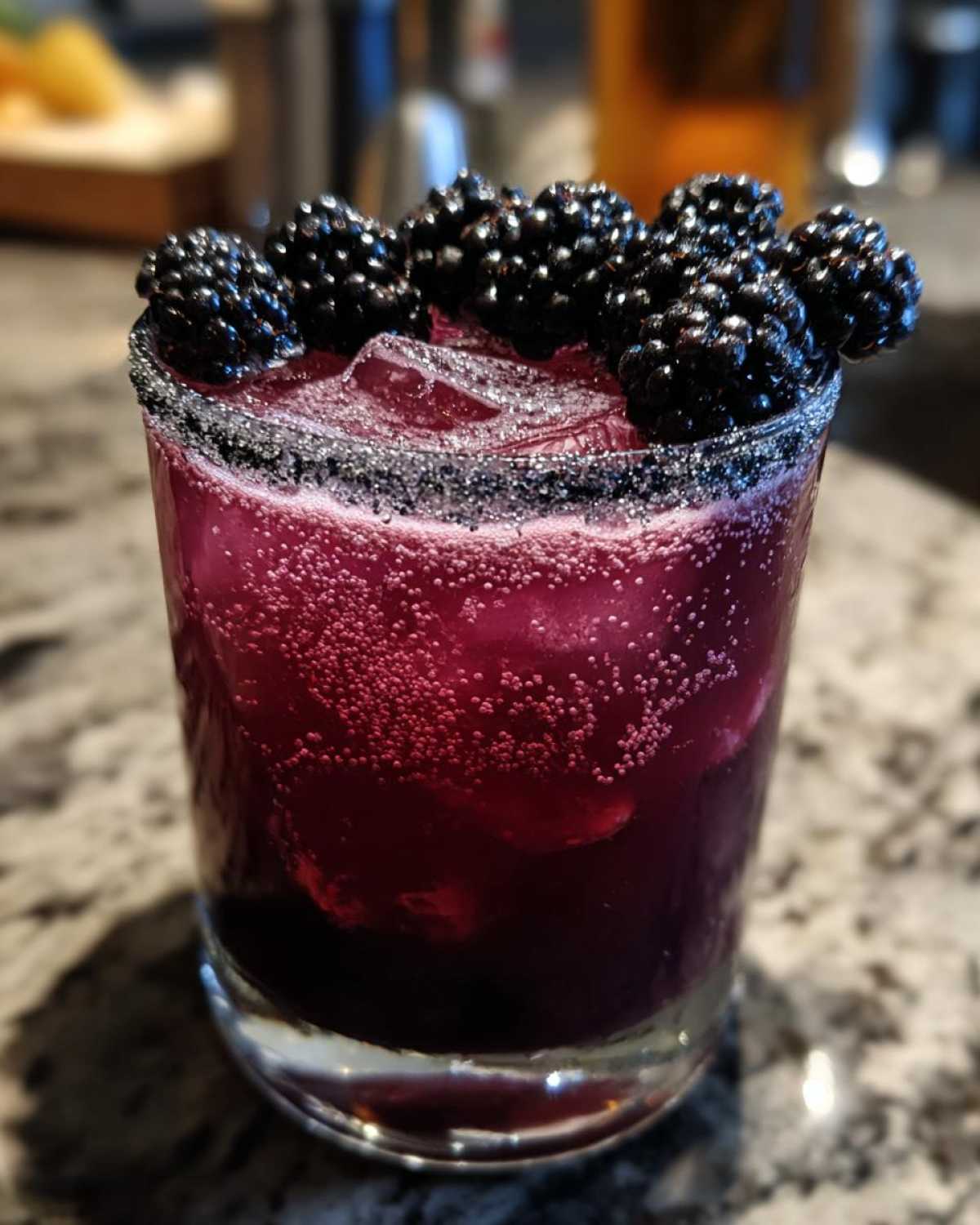 Witch’s Brew Blackberry Margarita (Halloween Cocktail) - detail 4