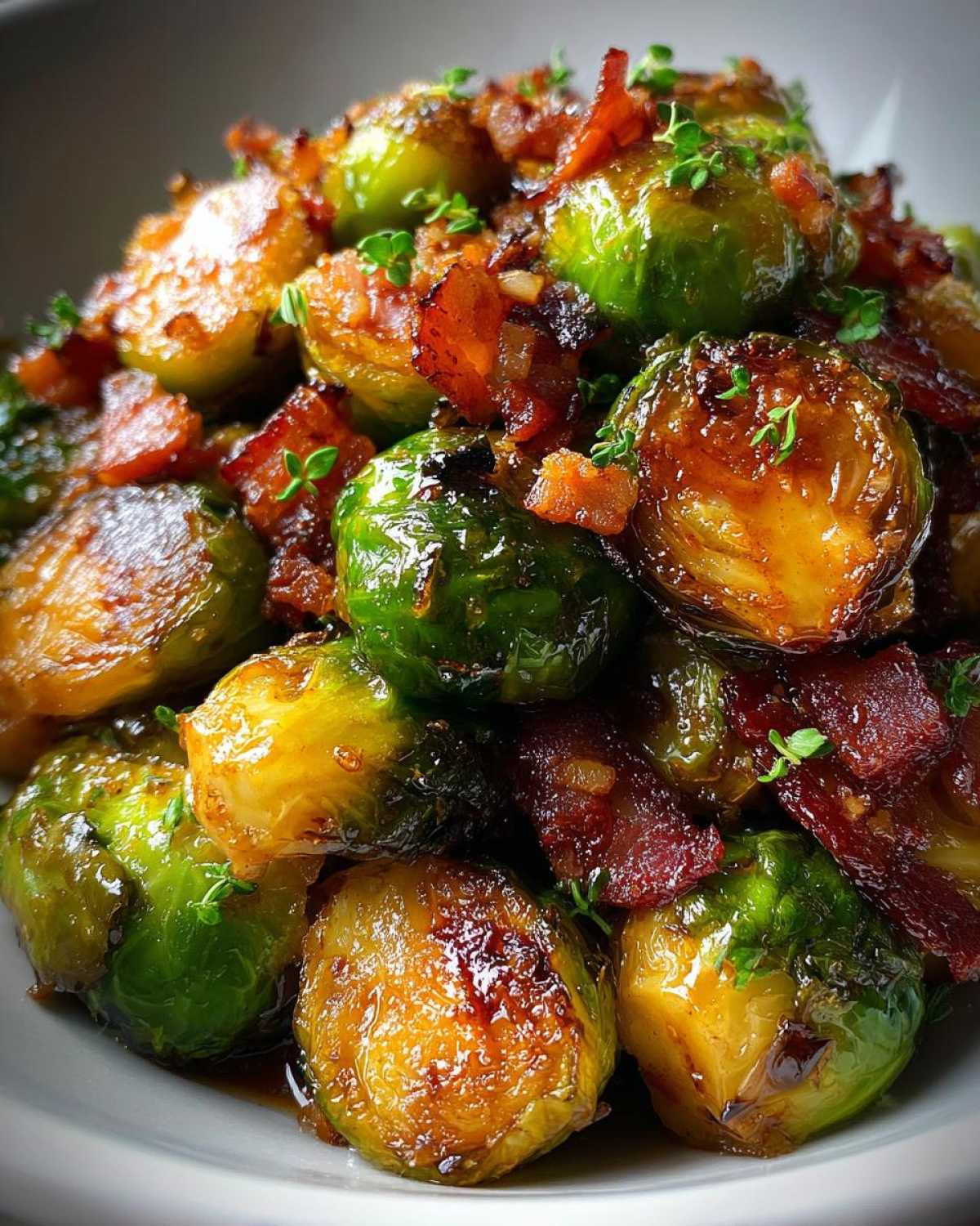 Air Fryer Maple Bacon Brussels Sprout Bites - detail 2