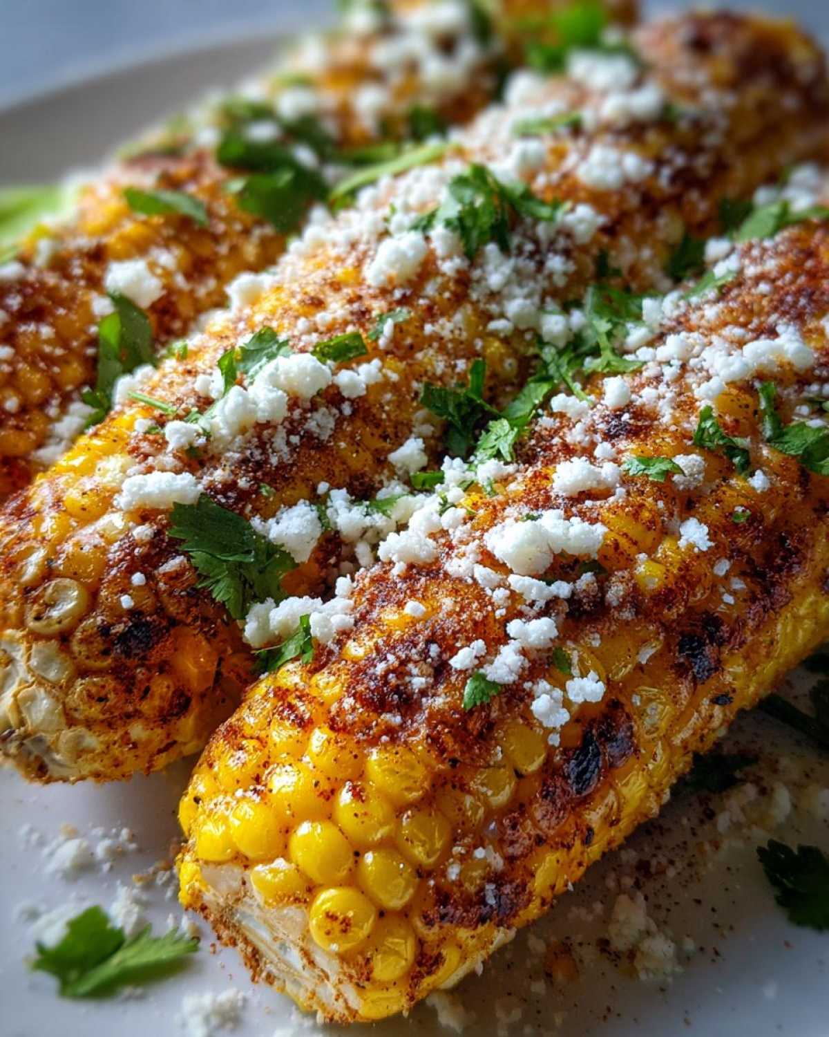 Air fryer Mexican street corn - detail 4