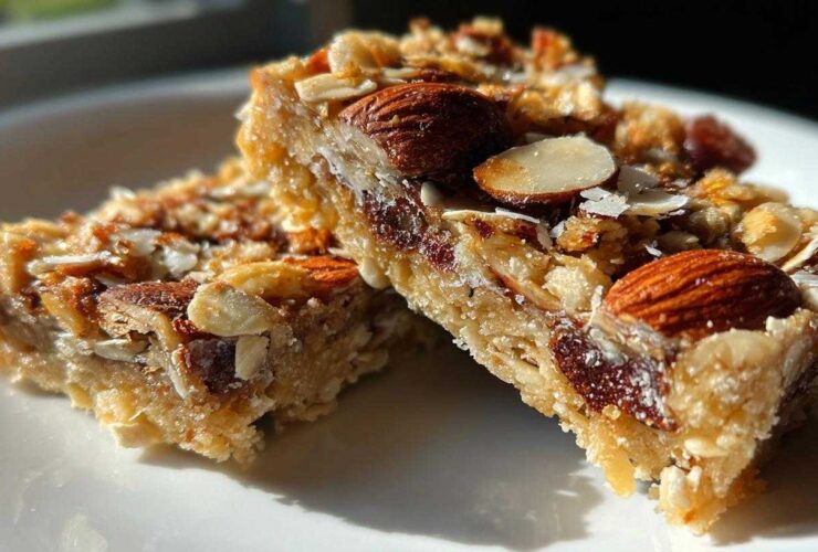 Almond Fig Granola Bars