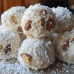 Almond Joy Snowball Cookies