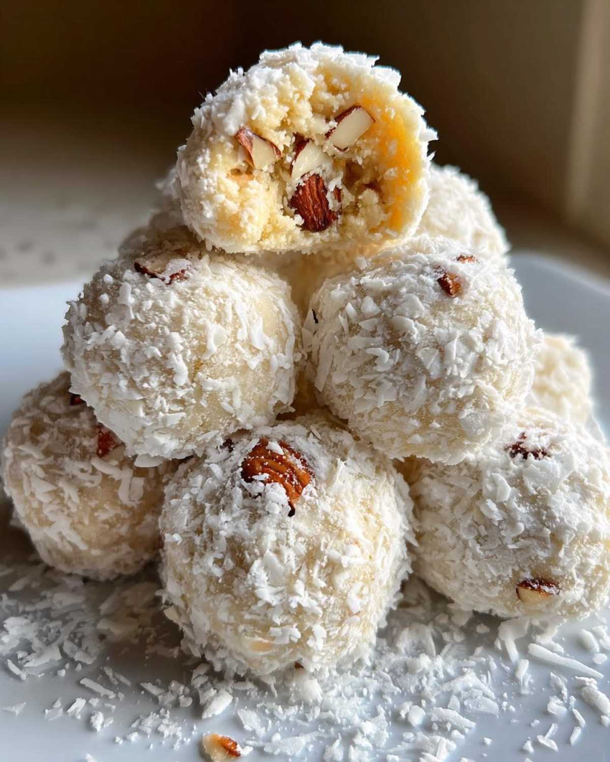 Almond Joy Snowball Cookies - detail 3