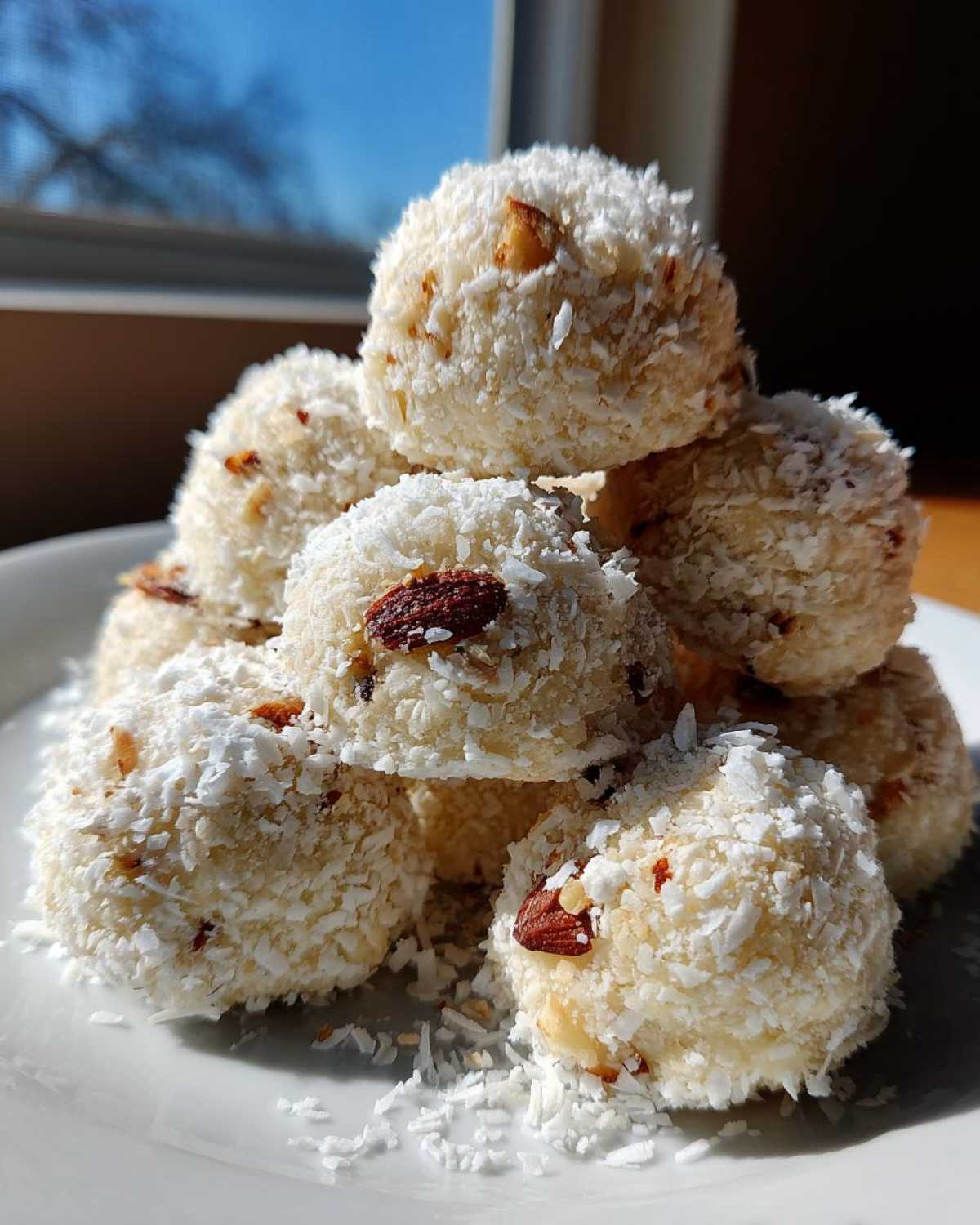 Almond Joy Snowball Cookies - detail 4