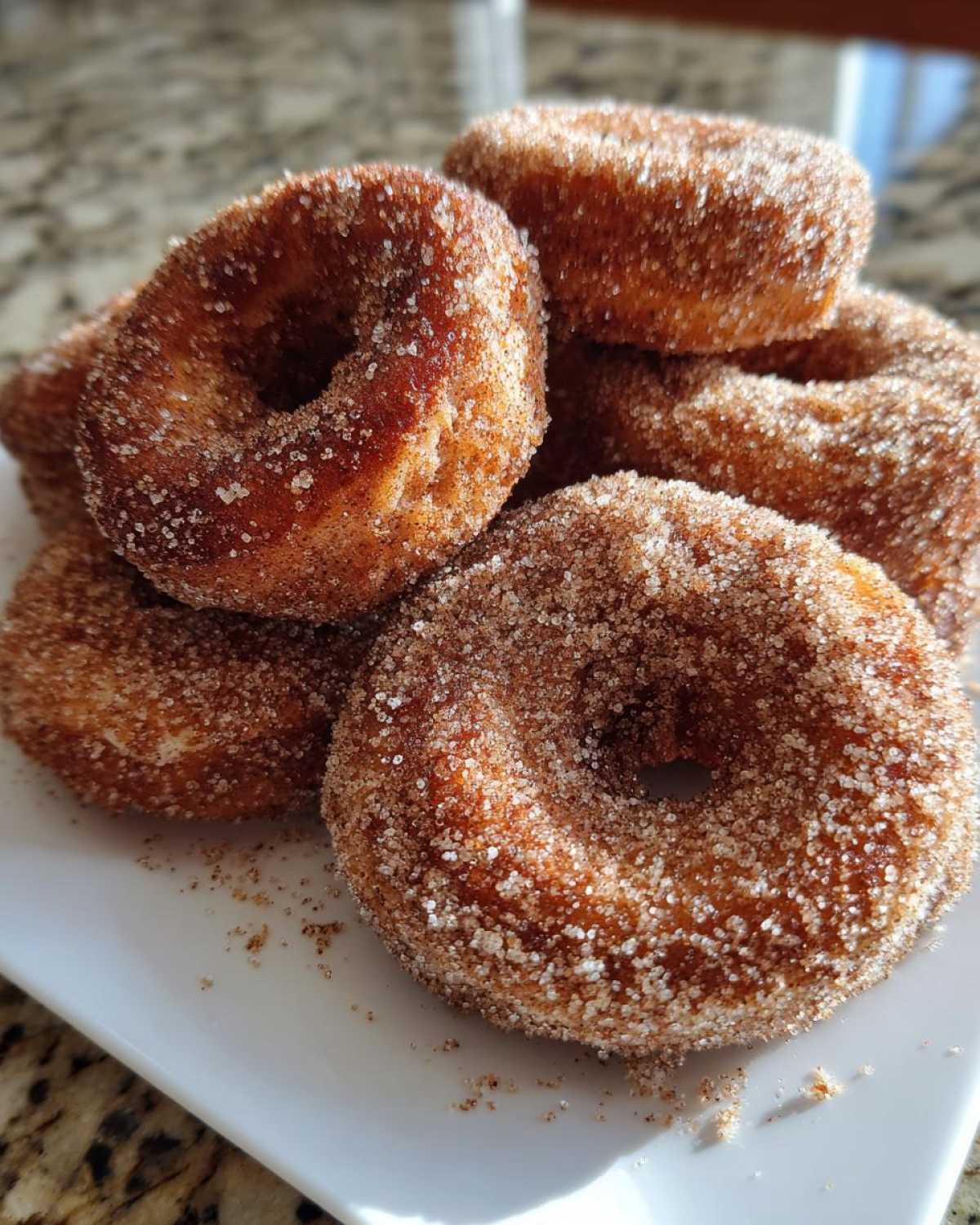 Apple Cider Donuts with Cinnamon Sugar - detail 1
